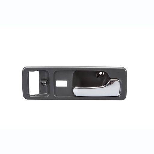 MANIJA INTERIOR HD ACCORD 2P COUPE 90-93  CON HOYO PARA SEGURO SEGURO ELECTRICO GRIS OBSCURO/CROMADO PLASTICO HUSHAN Derecho Delantera  