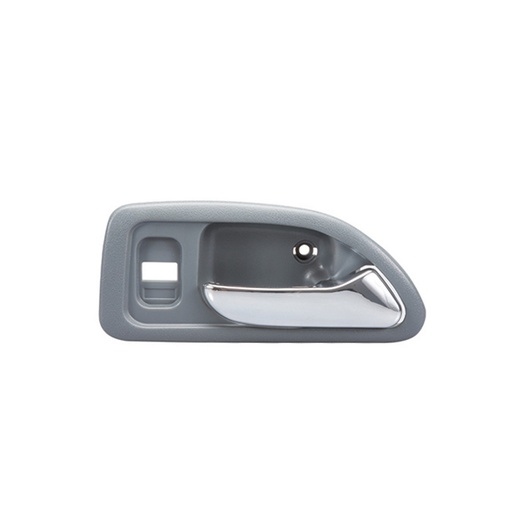 MANIJA INTERIOR HD ACCORD 4P SEDAN 94-97  CON HOYO PARA SEGURO GRIS CLARO/CROMADO PLASTICO HUSHAN Derecho Delantera  