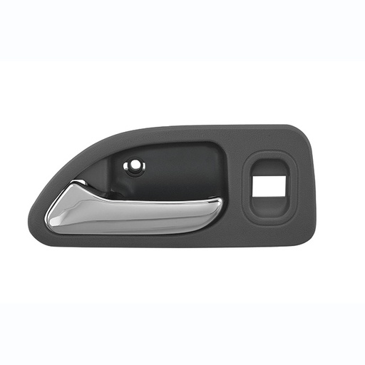 MANIJA INTERIOR HD ACCORD 4P SEDAN 94-97  CON HOYO PARA CRISTAL GRIS OBSCURO/CROMADO PLASTICO HUSHAN Izquierdo Trasera  