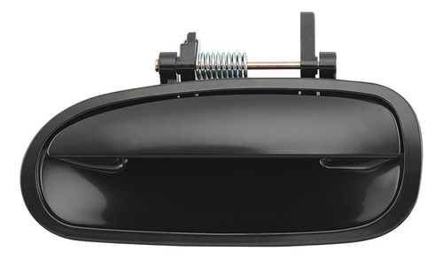 MANIJA EXTERIOR HONDA CIVIC 4P SEDAN 96-00  LISA PARA PINTAR NEGRA PLASTICO HUSHAN Izquierdo Trasera