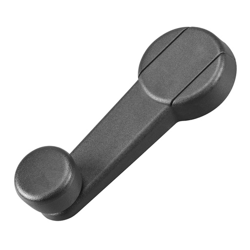 [012-1601-05] MANIJA DE ELEVAR JP COMANCHE 84-92/CHEROKEE 84-96  PERILLA NEGRA PLASTICO NEGRO HUSHAN    