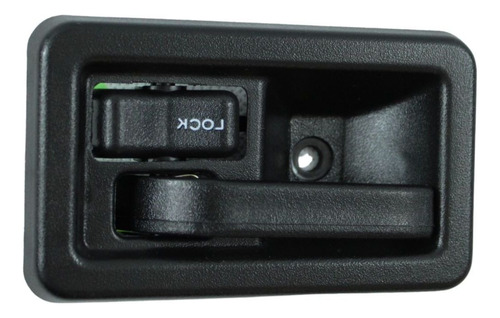 [012-1609-00] MANIJA INTERIOR JEEP WRANGLER 87-06  RN R5 79-84  NEGRO PLASTICO HUSHAN Derecho Delantera/Trasera