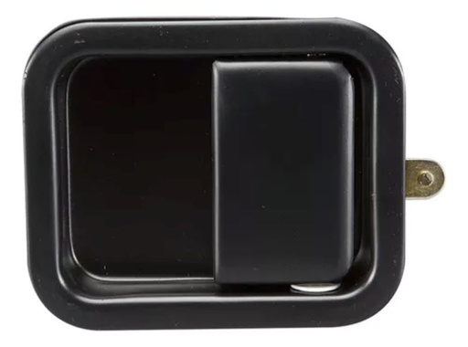 [012-1609-03] MANIJA EXTERIOR JP WRANGLER 87-06  PUERTA COMPLETA LISA NEGRA ZINC HUSHAN Izquierdo Delantera  