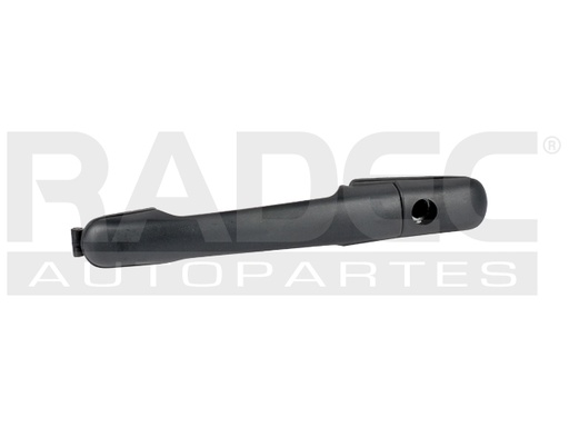 [012-2006-01] MANIJA EXTERIOR MC SPRINTER 03-06  CON HOYO PARA LLAVE CORRUGADA NEGRA PLASTICO HUSHAN Derecho/Izquierdo  Puerta corrediza 