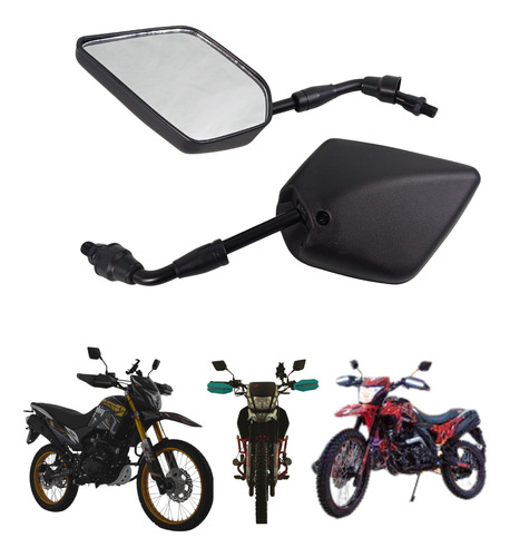 [ENESP-4213-0051] ESPEJO JGO ITALIKA DM200,DM250, DM300, TRECK 250