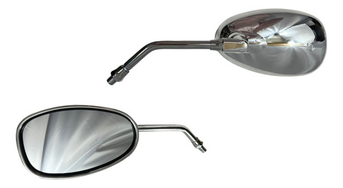 [ENESP-4213-0012] ESPEJO RETROVISOR MOTO SOKO CROMADO OVALADO