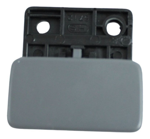 [012-2305-15] MANIJA INTERIOR CARRO NS D21 94-08/TSURU III 92-17  PARA GUANTERA CORRUGADA GRIS PLASTICO HUSHAN