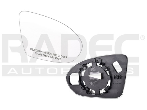 [001-0665-08] LUNA ESPEJO CV CRUZE 16-19 S/DESEMPANANTE L/LS/LT/PREMIER L4 4 CILINDROS 1.4/1.6/1.8L 4 PUERTAS DER