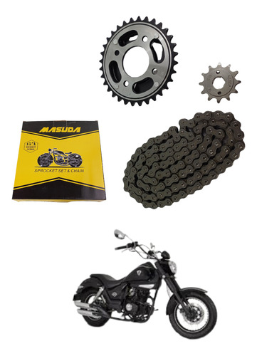 [ENG-1505-3216] KIT ENGRANE CON CADENA 520H-106L 32T/12T TC200