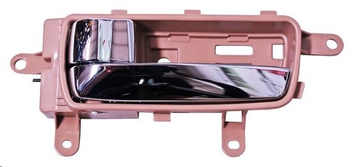[012-2316-25] MANIJA INTERIOR NS SENTRA 07-12  BEIGE/CROMADA PLASTICO HUSHAN Izquierdo Delantera/Trasera  
