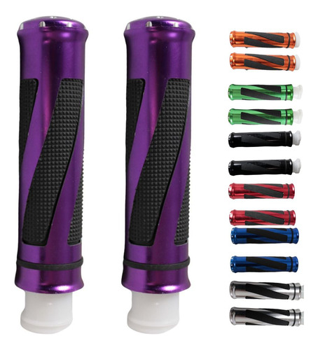 [ENPUN-1107-0016M] JUEGO DE PUÑOS MARCA MATSUMA ALUMINIO COLOR MORADO