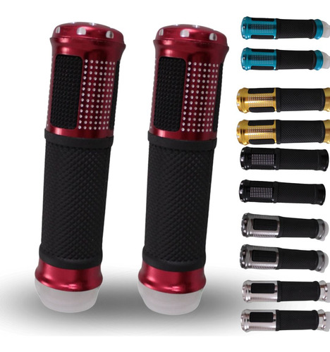 [ENPUN-1107-0011R] JUEGO DE PUÑOS MATSUMA/ALUMINIO COLOR ROJO