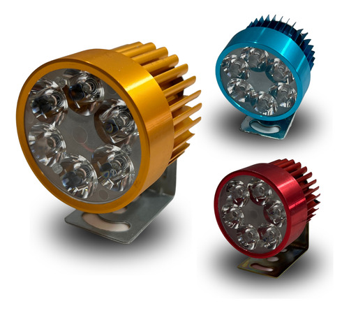 [ENFOB-3216-1571D] FARO AUXILIAR MOTO LEDS IR1571 8-80V 6W DORADO