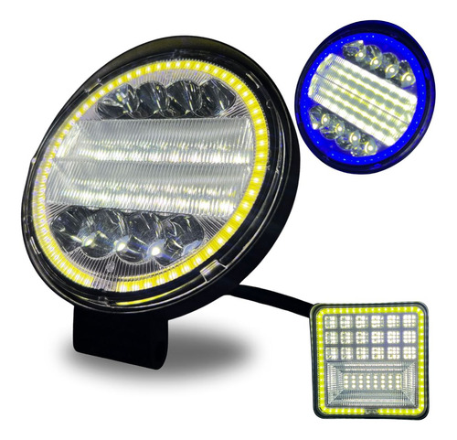 [FOB-3216-1625B] FARO AUXILIAR HYPER 24LED OJO ANGEL BLANCO 24W 2800LM