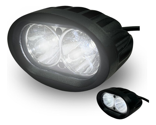 [ENFOB-3216-1616] FARO AUXILIAR HYPERLED LUZ BLANCA ESTROBO 20W 2300LM NEGRO