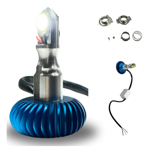 [EN-0290] FOCO LED PARA MOTO DC 10-95V 24W BLUE COLOR