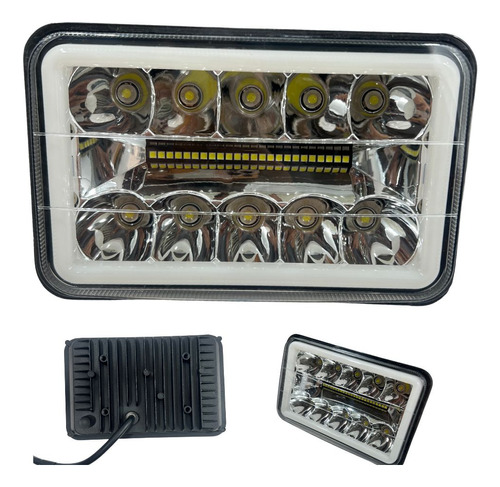 [UNIDAD-CHI-BI01] FARO UNIDAD 5" 30LED BLANCO+AMARILLO ARO 5 CABLES