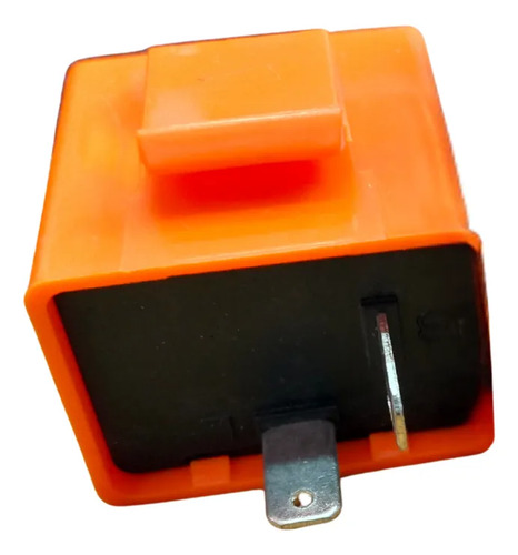 [ENFLA-3103-0001N] FLASH DESTELLADOR PARA DIRECCIONALES SIN SONIDO CUADRADO 12V NARANJA