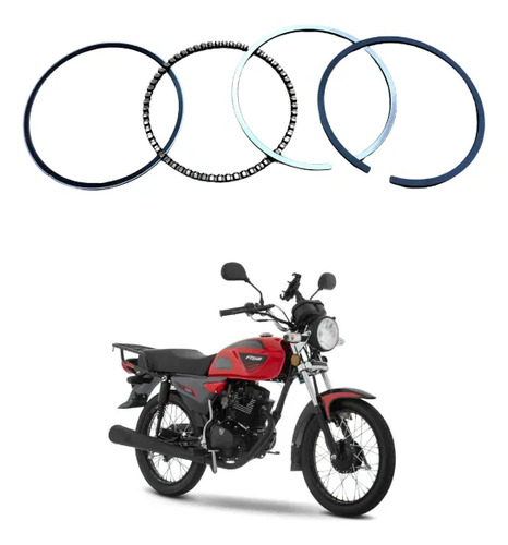 [ENANI-2703-004A] ANILLOS PISTON MOTO TRABAJO CG/FT150 150CC STD JGO