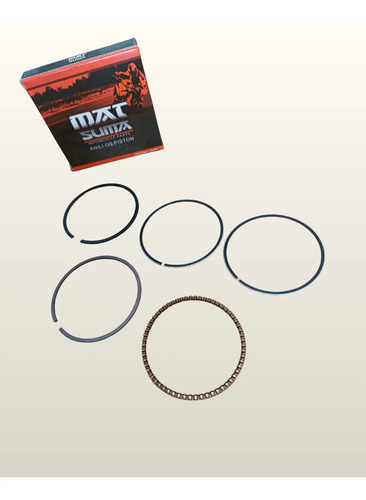 [ENANI-2703-005B] ANILLOS PISTON SCOOTER GY6-125/125CC JUEGO