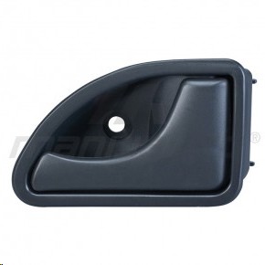 [012-2602-07] MANIJA INTERIOR RN KANGOO 04-18  HOYO 8MM NEGRO PLASTICO HUSHAN Izquierdo Delantera  