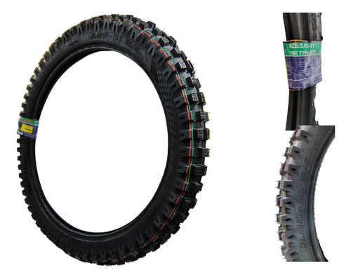 [ENLLA-6401-1850] LLANTA MOTO 3.00-21 TT 6PR E101