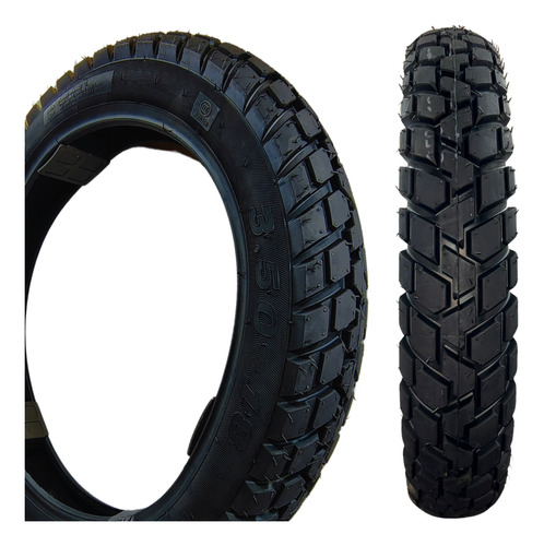 [LLA-6401-1102] LLANTA MOTOKING 3.50-18 6PR T/L D025