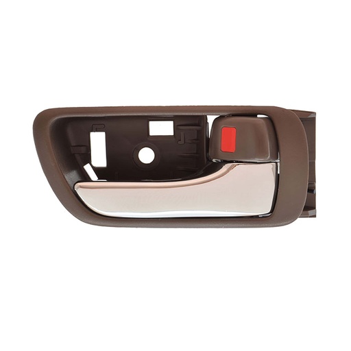 [012-3002-68] MANIJA INTERIOR TY CAMRY 02-06  CAFE/CROMADO PLASTICO HUSHAN Derecho Delantera/Trasera  