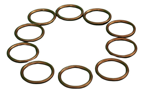 [ENEMP-6505-108/10] EMPAQUE ESCAPE BRONCE 175CC,205CC PAQUETE 10 PIEZAS