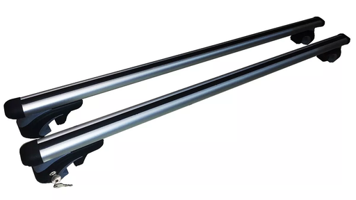 [BAL002A] BARRA P/TOLDO ALUMINIO C/LLAVE 120 CM BASE GRIS