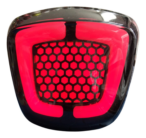 [LM211A] STOP PARA MOTO  PLASMA ROJO CON DIRECCIONALES UNIVERSAL