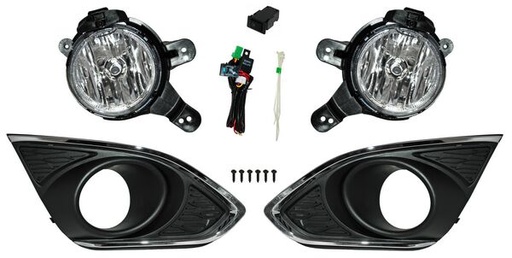 [CV641] FARO NIEBLA CV SPARK 13-17 C/PARRILLA FILO CROM JGO 352 28707 680.05