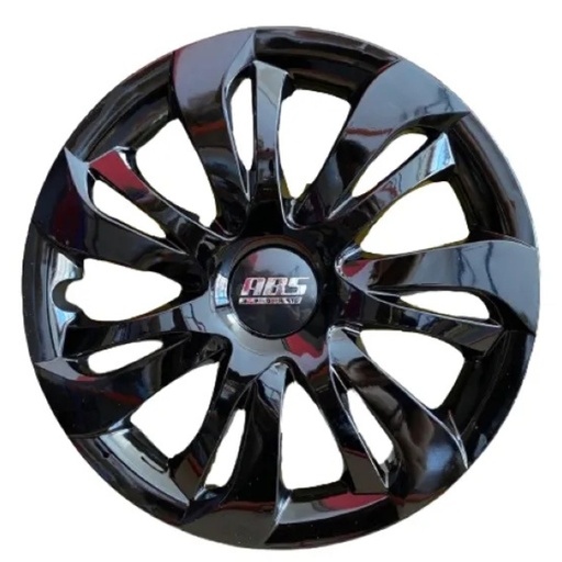 [POLR14-LES0031D] TAPON POLVERA RIN 14 ABS ESPECIALES NEGRO MAZDA 2 LES0031 DAÑADA