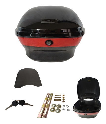 [LB-010B] CAJA PORTA EQUIPAJE PARA MOTOCICLETA  UNIVERSAL PZA