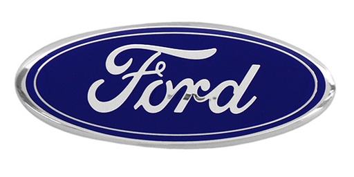 [020-0908-08] EMBLEMA LOGO FORD FD 17.5 CM C/ADHESIVO F-150 F-250 Y F-350 80-86