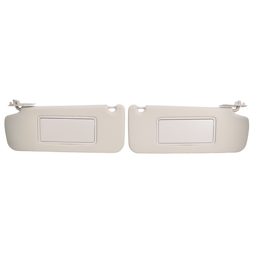 [001-0615-30] VISERA CV CHEYENNE 07-13 JUEGO 2 PIEZAS CON ESPEJO SIN LUZ BEIGE VINIPIEL DELANTERA  DER/IZQ