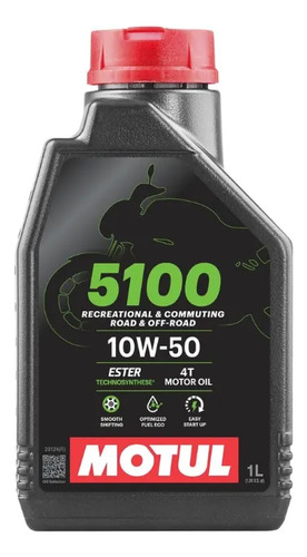 [MOTUL5100-10W40] ACEITE MOTUL 4T 5100 10W40 1L SEMI-SINTETICO