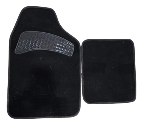 [TA416A12] TAPETE ALFOMBRA NEGRO UNIVERSAL 2PZ