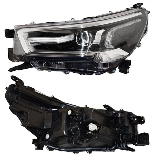 [20-H820-00-2B] FARO HILUX 21-25 LEDS F/CROM C/LUPA C/MOTOR 4WD DIESEL TYC T45 IZQ