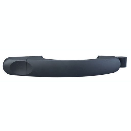 [012-3102-00] MANIJA EXTERIOR VW BEETLE 98-11/EUROVAN 05-10/MULTIVAN 12-14/TRANSPORTER 10-20/CADDY 14-19  SIN HOYO PARA LLAVE CON SENSOR LISA PARA PINTAR NEGRA PLASTICO HUSHAN Derecho Delantera  