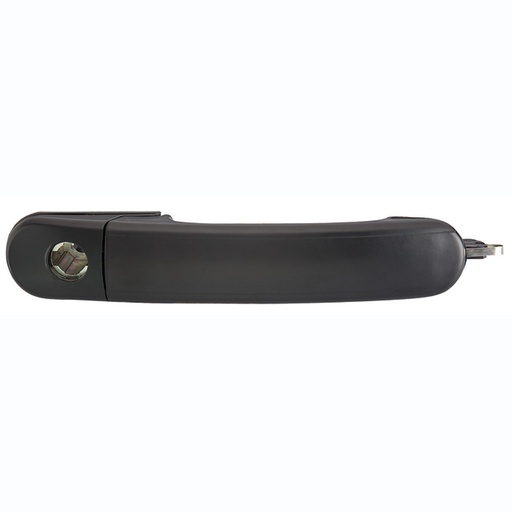 [012-3115-21] MANIJA EXTERIOR VW POINTER 4P 00-10  CON HOYO PARA LLAVE PATA CORTA CORRUGADA NEGRA PLASTICO HUSHAN Derecho/Izquierdo Delantera  