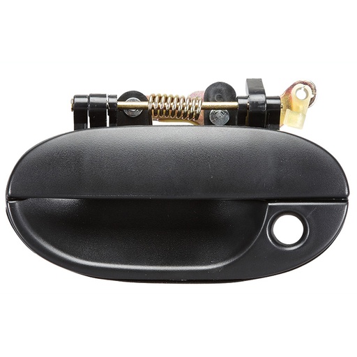 [012-3401-05] MANIJA EXTERIOR HY ACCENT 98-99  CON HOYO PARA LLAVE CORRUGADA NEGRA PLASTICO HUSHAN Izquierdo Delantera  