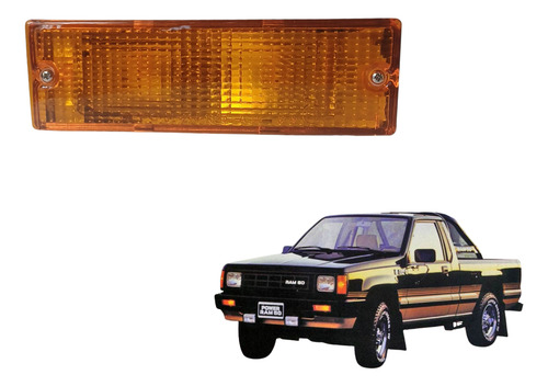 [013-0916-17] CUARTO FRONTAL DG RAM PU 50 87-93 AMBAR C/FOCO DEPO IZQ