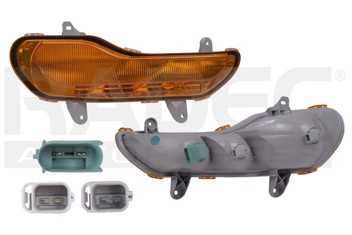 [013-1209-00] CUARTO FRONTAL FD ESCAPE 13-16 AMBAR S/S PLUS/SE/SE PLUS L4 4 CILINDROS 2.0/2.5L 5 PUERTAS DEPO DER