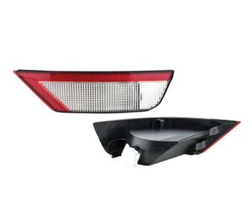 [013-1219-12] CUARTO TRASERO FD FOCUS 09-11 3 Y 5 PUERTAS ROJO/BLANCO S/FOCO DEPO DER