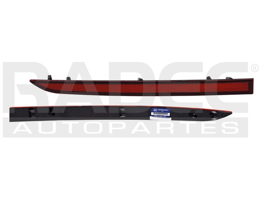 [013-1242-01] CUARTO REFLEJANTE TRASERO FD EDGE 15-18 DEPO IZQ