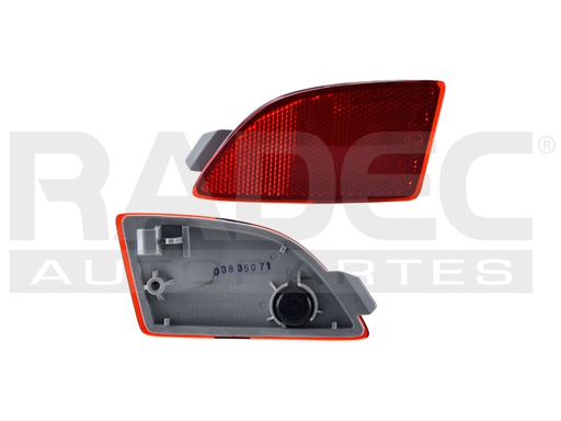 [013-1901-13] CUARTO REFLEJANTE TRASERO MZ 3 14-16 5 PUERTAS DEPO IZQ