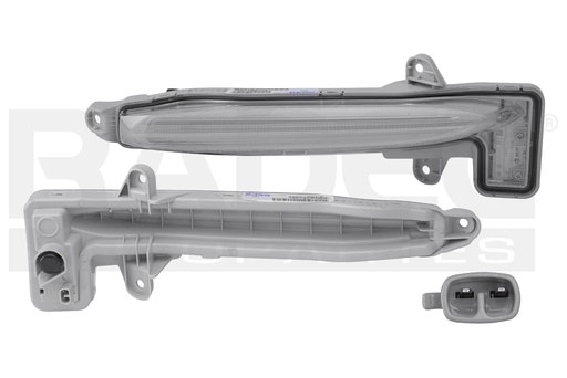 [013-3004-39] CUARTO FRONTAL TY COROLLA SE/XSE 20-23 CLARO C/LEDS C/FOCO DEPO IZQ
