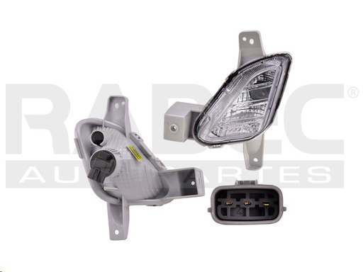 [013-3403-11] CUARTO FRONTAL HY SONATA GL/GLS/LIMITED/SE/SEL 18-19 C/LUZ DE DIA C/FOCO DEPO IZQ