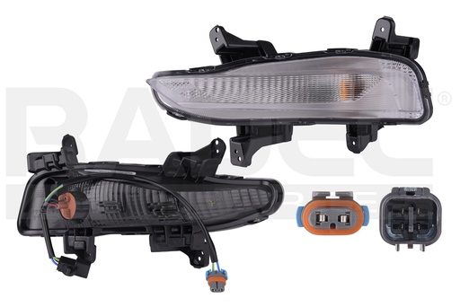 [013-3505-09] CUARTO FRONTAL KI OPTIMA EX/LX 19-20 C/FOCO DEPO IZQ